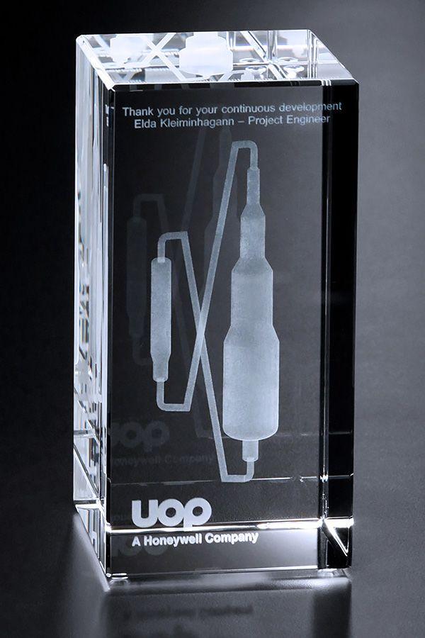 Statuette i glas -  GLA0103