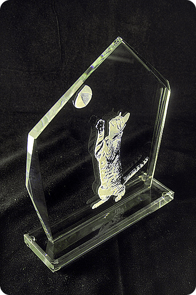 Statuette i glas -  GLA0010
