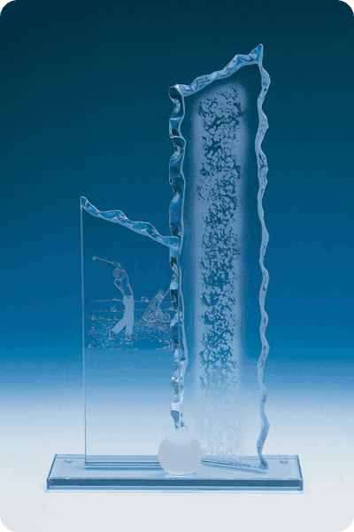 Statuette i glas -  GLA0211