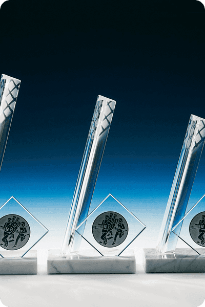 Statuette i glas -  GLA0213