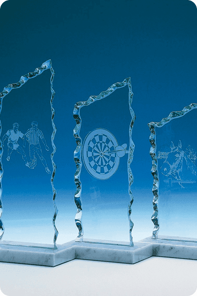 Statuette i glas -  GLA0214