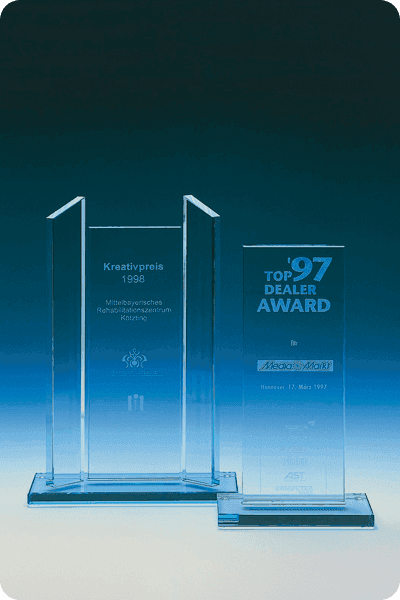 Statuette i glas -  GLA0215