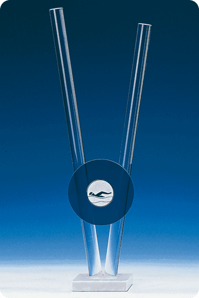 Statuette i glas -  GLA0221
