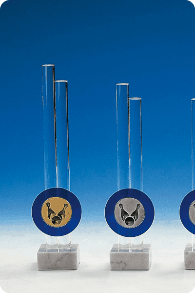 Statuette i glas -  GLA0222