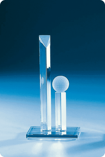 Statuette i glas -  GLA0225