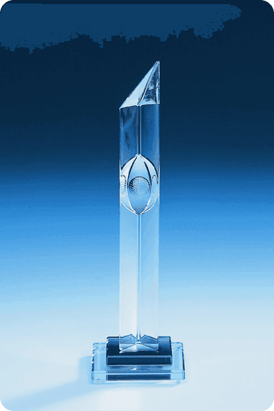 Statuette i glas -  GLA0226