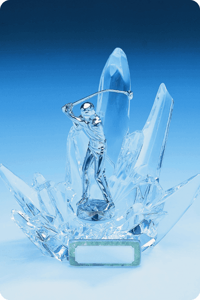 Statuette i glas -  GLA0227