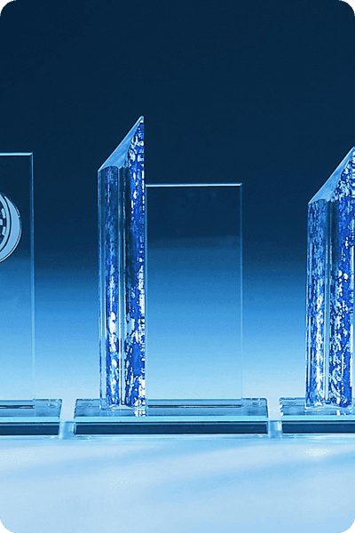 Statuette i glas -  GLA0230