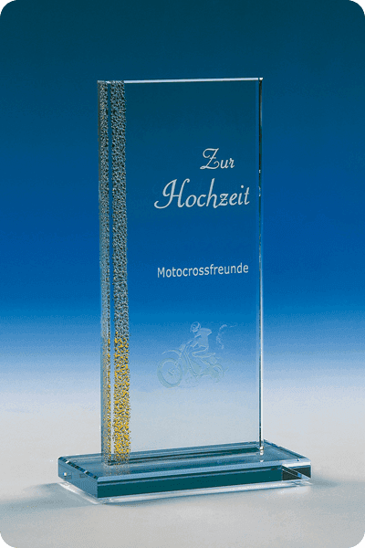 Statuette i glas -  GLA0238