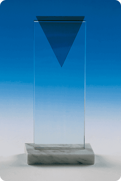Statuette i glas -  GLA0239