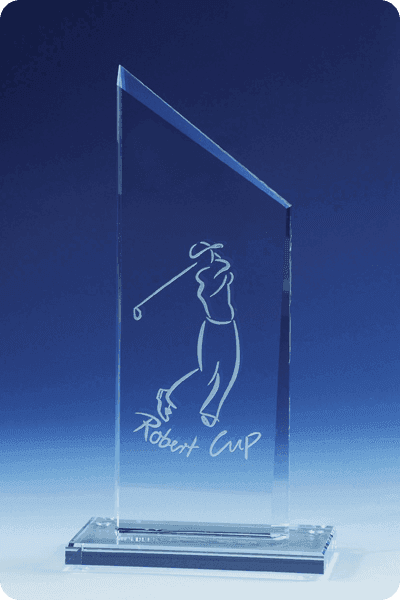 Statuette i glas -  GLA0241