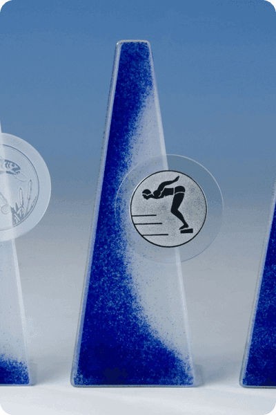 Statuette i glas -  GLA0248