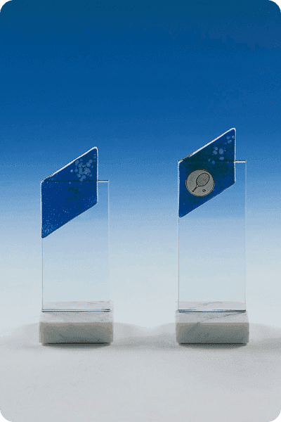 Statuette i glas -  GLA0252