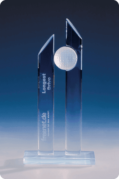 Statuette i krystal -  GLA0254