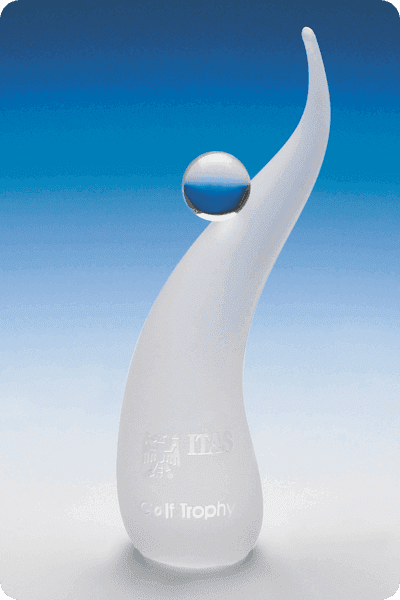 Statuette i krystal -  GLA0259