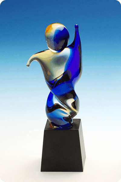 Statuette i glas -  GLA0260