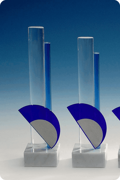 Statuette i glas -  GLA0264
