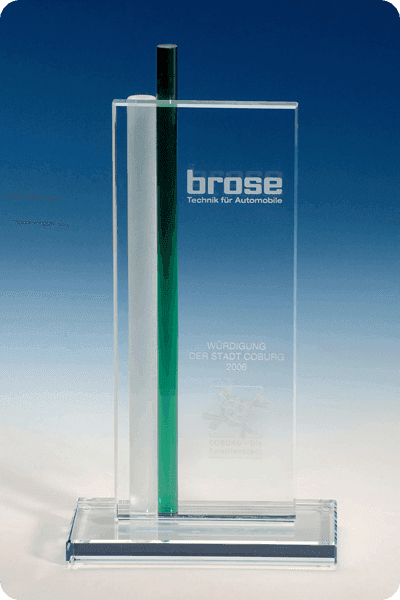 Statuette i glas -  GLA0265