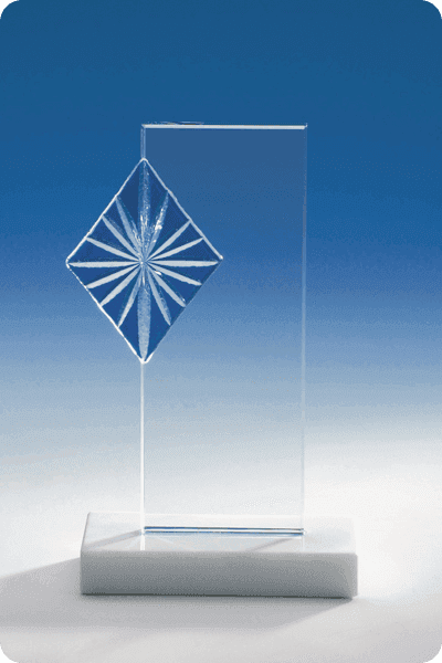 Statuette i glas -  GLA0267
