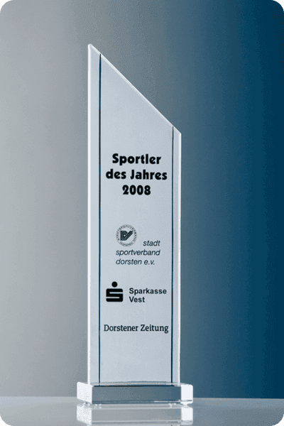 Statuette i glas -  GLA0278