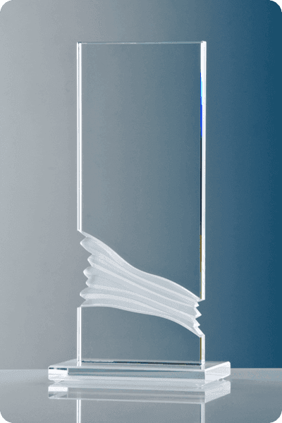 Statuette i glas -  GLA0280