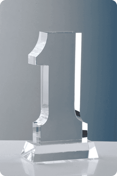 Statuette i krystal -  GLA0286