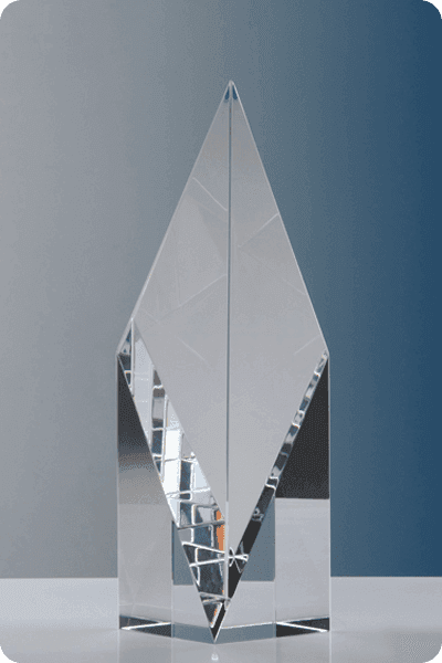 Statuette i krystal -  GLA0287