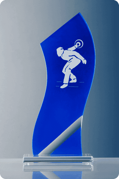 Statuette i glas -  GLA0290
