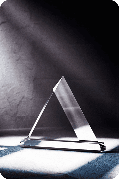 Statuette i krystal -  GLA0434