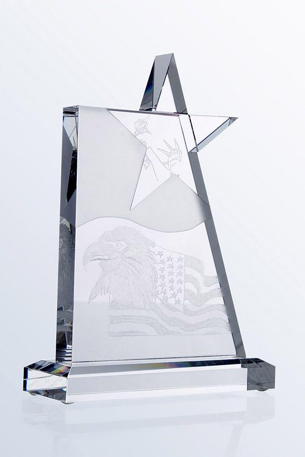 Statuette i glas -  GLA0443