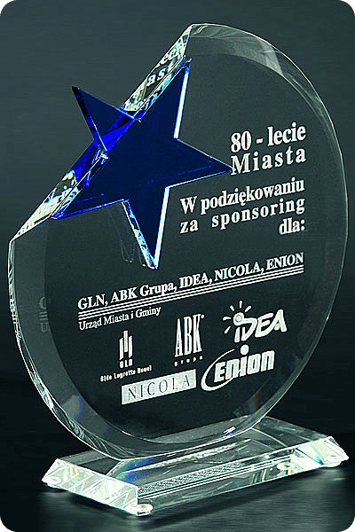 Statuette i glas -  GLA0084