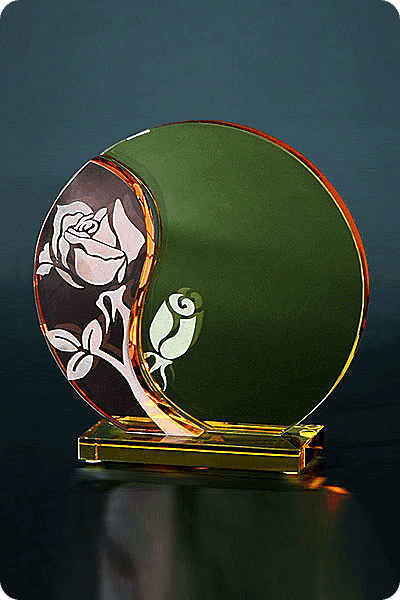 Statuette i glas -  GLA0088