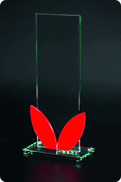 Statuette i glas -  GLA0935