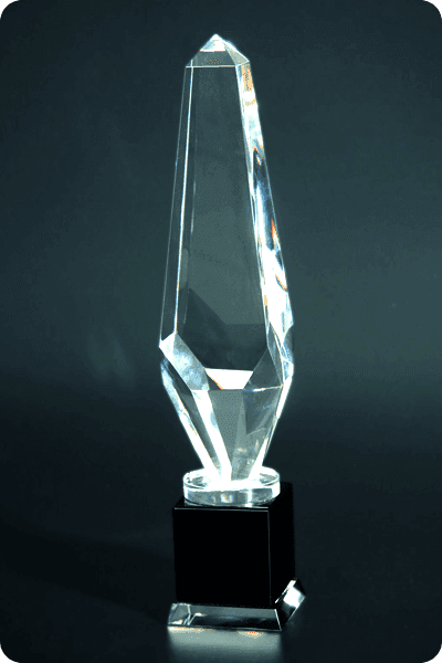 Statuette i krystal -  GLA0937