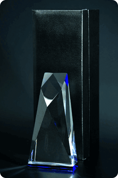 Statuette i krystal -  GLA0938