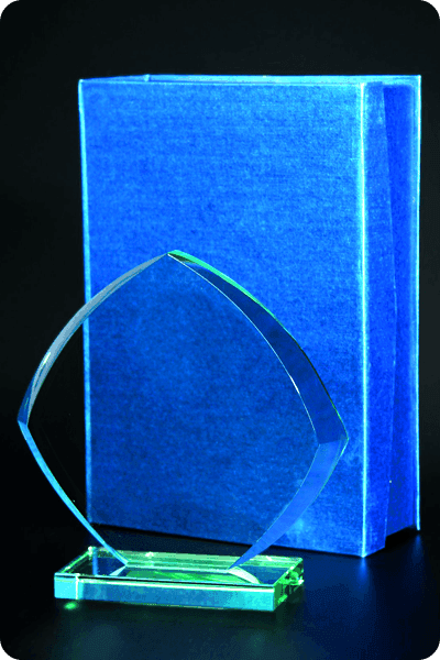 Statuette i glas -  GLA0943