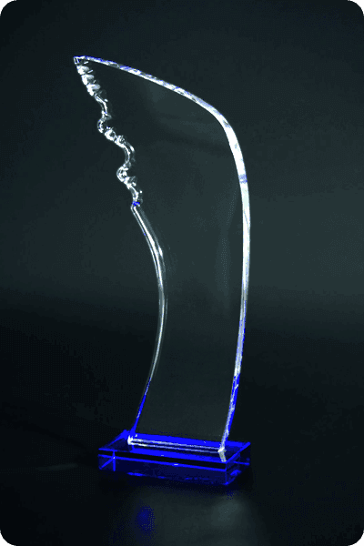 Statuette i glas -  GLA0945