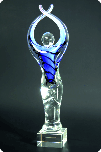 Statuette i glas -  GLA0947