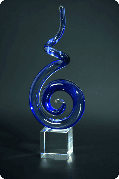 Statuette i glas -  GLA0948
