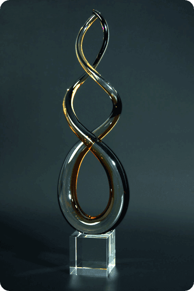 Statuette i glas -  GLA0949
