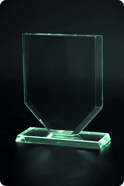 Statuette i glas -  GLA0952