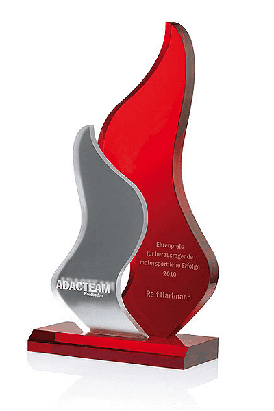 Statuette i glas -  GLA0956