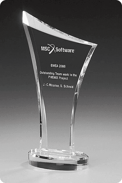 Statuette i glas -  GLA0962