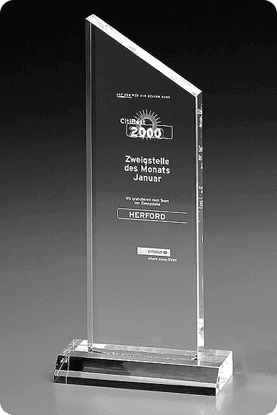 Statuette i glas -  GLA0976