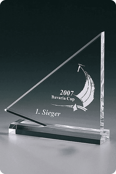 Statuette i glas -  GLA0986