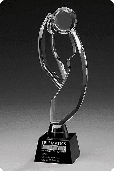 Statuette i krystal -  GLA0991