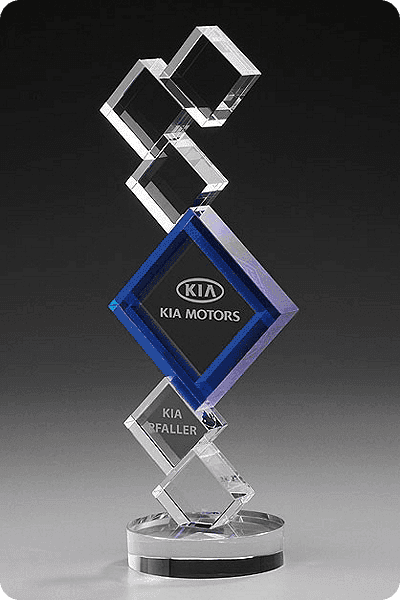 Statuette i krystal -  GLA0994