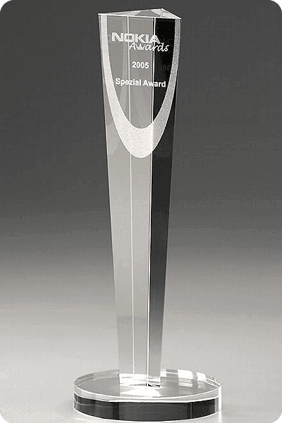 Statuette i krystal -  GLA1010