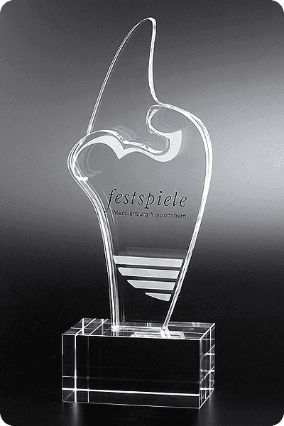 Statuette i glas -  GLA1015