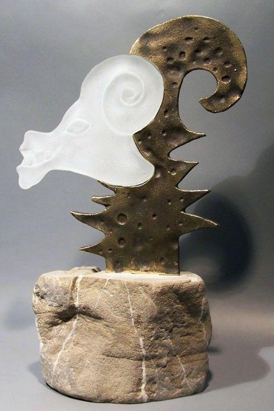 Statuette i glas -  GLA1202